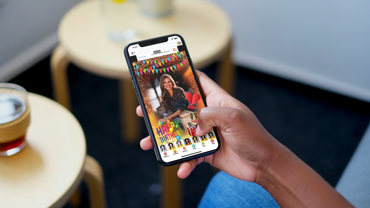 Birthday photo frame (iOS app and Swift 5) by appworldking CodeCanyon